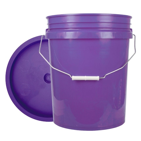 Bucket, 12 In H, Purple